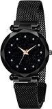 Talgo Analog Women's Watch Black Dial, Black Colored Strap