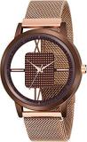 Talgo Brown Dial Analogue Magnet Belt Watch For Men & Boys GR Open Magnet Brown