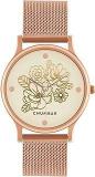 TEAL BY CHUMBAK Chumbak Round Dial Analog Watch For Women|Forest Jade Collection| Stainless Steel Strap|Gifts For Women/Girls/Ladies |Stylish Fashion Watch For Casual/Work