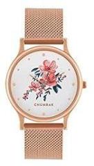 TEAL BY CHUMBAK Round Dial Analog Watch for Women|Forest Jade Collection| Stainless Steel Strap|Gifts for Women/Girls/Ladies |Stylish Fashion Watch for Casual/Work