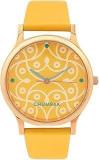 TEAL BY CHUMBAK Round Dial Analog Watch For Women|Urban Ballerina Collection| Solid Vegan Leather Strap|Gifts For Women/Girls/Ladies |Stylish Fashion Watch For Casual/Work