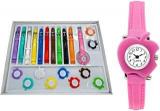 The Shopoholic Analogue Girl's Watch Multicolored Dial & Strap