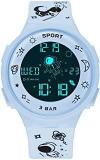 Time Up Digital Dial Rotating Astronaut Cartoon Electronic Alarm, Countdown & Waterproof Watch For Boys & Girls Age 5 15 Years LSH X