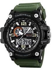 TIMEWEAR Analogue Digital Men's Watch Black Dial