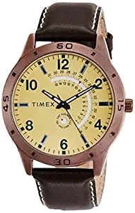 Analog Beige Dial Men's Watch TW000U930