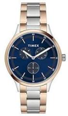 TIMEX Analog Blue Dial Men's Watch TWHG03SMU15 Stainless Steel, multicolor Strap