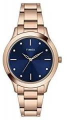 TIMEX Analog Blue Dial Women's Watch TWEL98SMU08