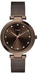 TIMEX Analog Brown Dial Unisex Adult Watch TWEL11825