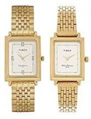 TIMEX Analog Champagne Dial Unisex's Watch TW00PR221