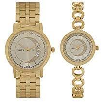 TIMEX Analog Champagne Dial Unisex's Watch TW00PR229