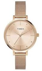 TIMEX Analog Dial Rose Gold Women watch TWEL155SMU10