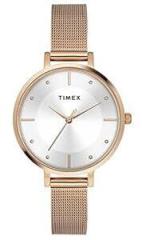 TIMEX Analog Dial Silver Women watch TWEL155SMU11