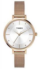 TIMEX Analog Silver Dial Women's Watch TWEL155SMU11