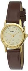 TIMEX Classics Analog Beige Dial Women's Watch B301