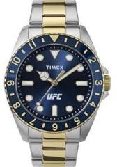 TIMEX Unisex Blue Round Stainless Steel Dial Analog Watch TW2V584000D