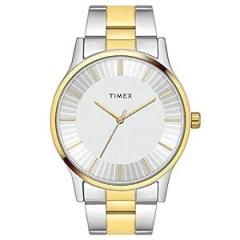 TIMEX Unisex Stainless Steel Analog Silver Dial Watch Tw0Tg8302, Band Color Multicolor