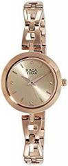 Titan Analog Beige Dial Women Watch NM2540WM06 / NL2540WM06