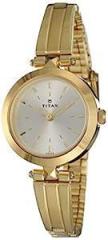 Titan Analog Beige Dial Women's Watch NL2574YM01