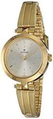 Titan analog Beige Dial Women's Watch NM2574YM01/NN2574YM01