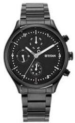 Titan Analog Black Dial Men's Watch 1803NM01