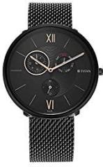 Titan Analog Black Dial Men's Watch 1877NM01