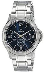 Titan Analog Blue Dial Men's Watch NL1698SM02