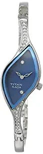 Titan Analog Blue Dial Women's Watch NL9710SM01