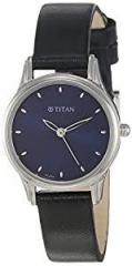 Titan Analog Blue Dial Women's Watch NP2656SL02