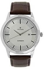 Titan Analog Silver Dial Men's Watch NL1584SL03/NP1584SL03