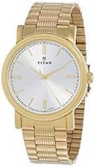 Titan Analog Silver Dial Men's Watch NL1712YM01