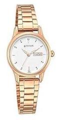 Titan Analog Silver Dial Women's Metal Watch 2656Wm01/Np2656Wm01