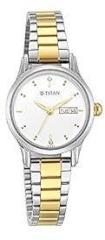 Titan Analog Silver Dial Women's Watch 2656BM01/NP2656BM01