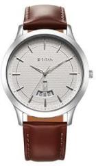 Titan Analog White Dial Men's Casual Watch