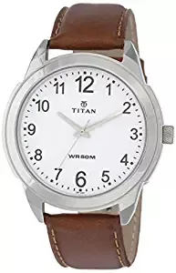 Analog White Dial Men's Watch 1585SL07C