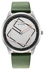 Titan Analog White Dial Men's Watch 1801SL01