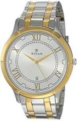 Titan Analog with Date Dial Stainless Steel Strap watch for Men NS1775BM01