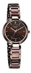 Titan Brass Analog Brown Dial Women Watch 2608Qm02, Brown Band