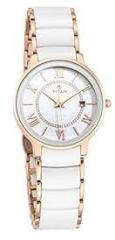 Titan Ceramic Analog White Dial Women's Watch NL95016WD02/NR95016WD02