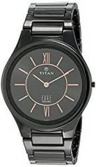 Titan Edge Ceramic Analog Black Dial Men's Watch NM1696NC01/NN1696NC01/NP1696NC01