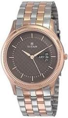 Titan Gents Karishma Analog Brown Dial Men's Watch NN1824KM01/NN1824KM01