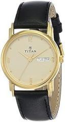 Titan Karishma Analog Champagne Dial Men's Watch NL1445YL05/NM1445YL05