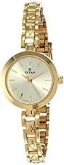 Titan Karishma Analog Champagne Dial Women's Watch NM2598YM01 / NL2598YM01/NM2598YM01