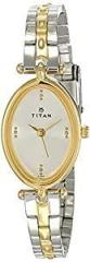 Titan Karishma Analog Silver Dial Women's Watch NL2418BM01/NP2418BM01