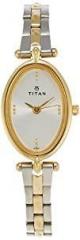 Titan Karishma Analog Silver Dial Women's Watch NM2418BM01 / NL2418BM01