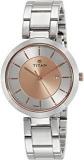 Titan Ladies Neo Ii Analog Rose Gold Dial Women's Watch NM2480KM01/NN2480KM01