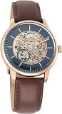 Titan Mechanical Analog Blue Dial Men's Watch 90110WL02/NN90110WL02/NP90110WL01 Genuine Leather, Brown Strap