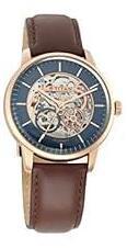 Titan Mechanical Analog Blue Dial Men's Watch 90110WL02/NN90110WL02/NP90110WL01 Genuine Leather, Brown Strap