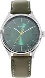 Titan Men's Urban Edge Lustrous Green Dial Leather Analog Watch Np1802Sl04