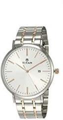 Titan Modern Bandhan Analog Silver Dial Unisex's Watch 9400294202KM01 / 9400294202KM01