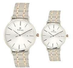 Titan Modern Bandhan Analog Silver Dial Unisex's Watch NN9400294202KM01/NR9400294202KM01P